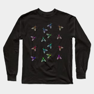 Colorful Fly Everywhere Long Sleeve T-Shirt